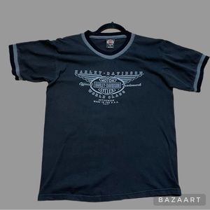 Harley-Davidson T-Shirt Navy Blue Size M